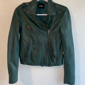 Doma Leather Jacket (Green)